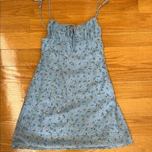Floral Blue Dress